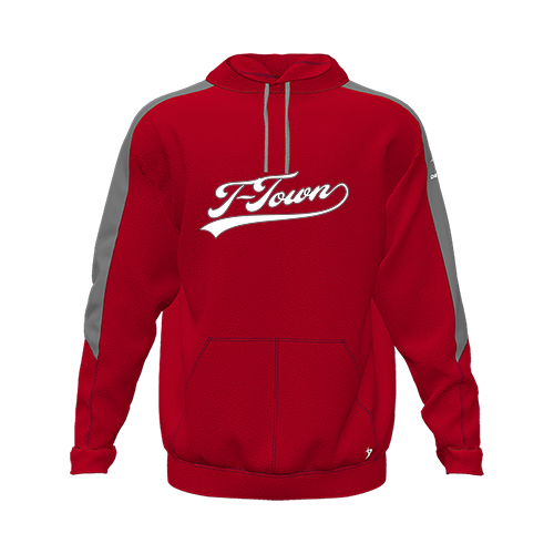 [CUS-DFW-HOOD-FLC-LSL-RED-YXS-LOGO1] Hoodie (Youth XS, Red, Logo 1)