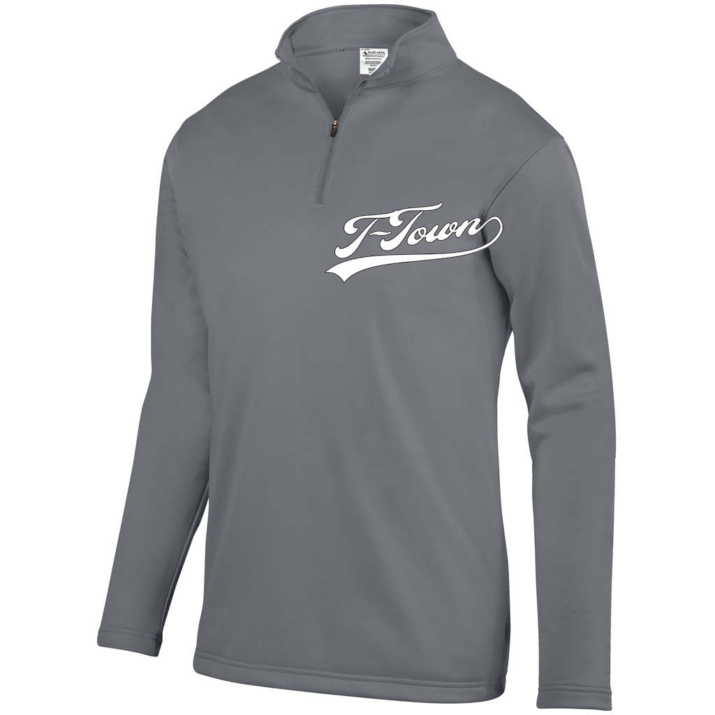 [FlexFleece-Adult L-ATHLETIC-GOLD-LOGO1] Decker Men's FlexFleece 1/4 Zip (Adult L, Athletic Gold, Logo 1)