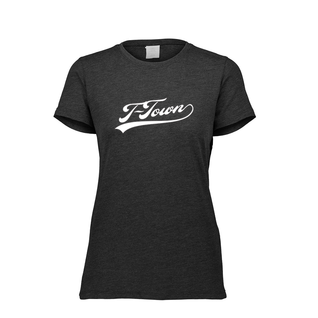 [FTSCUBBK-FAL-LOGO1] Decker Women's Tri-Blend T-Shirt - Short Sleeve (Female Adult L, Black, Logo 1)