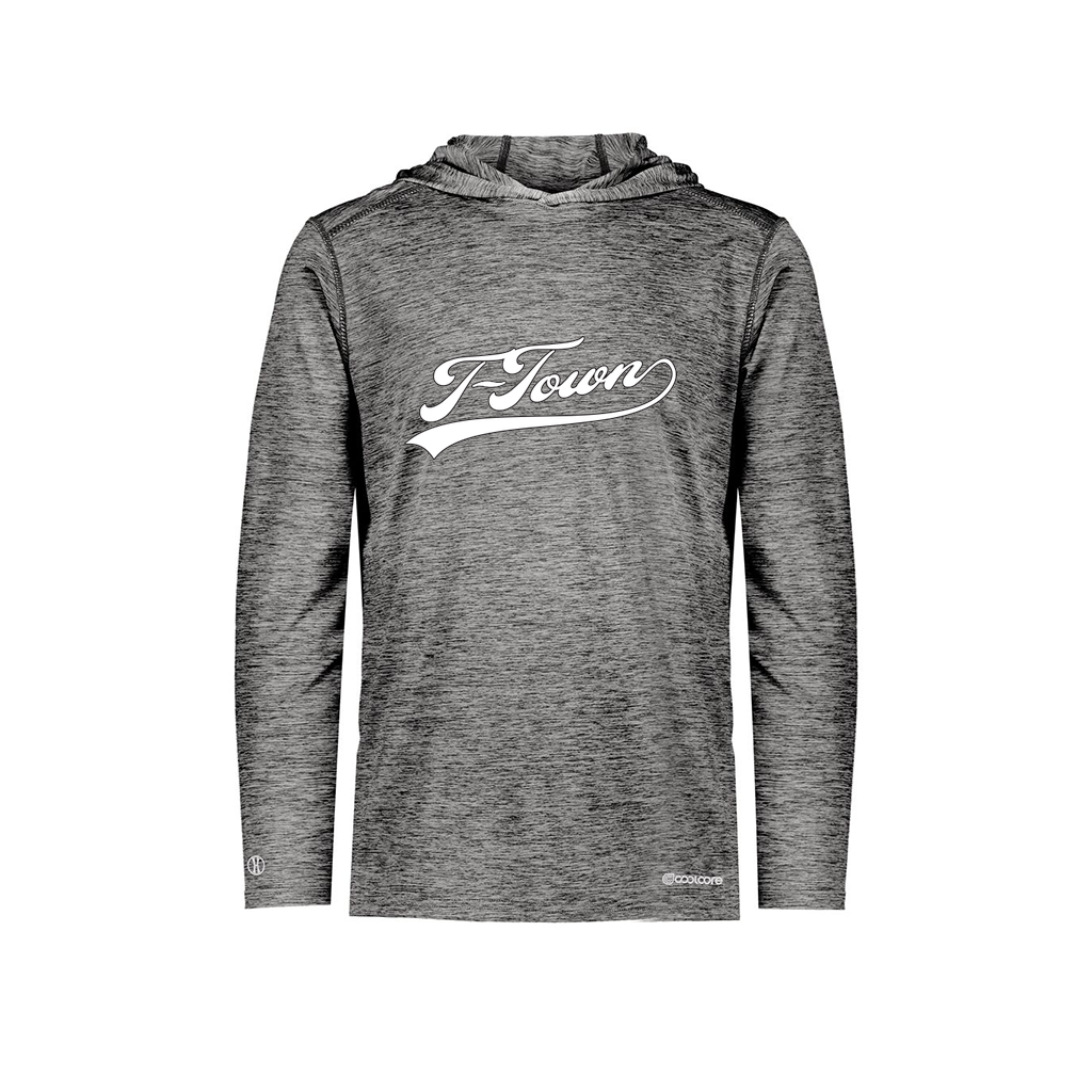 [FOLHCGBK-YS-LOGO1] Decker Youth Charge Hoodie (Youth S, Black, Logo 1)