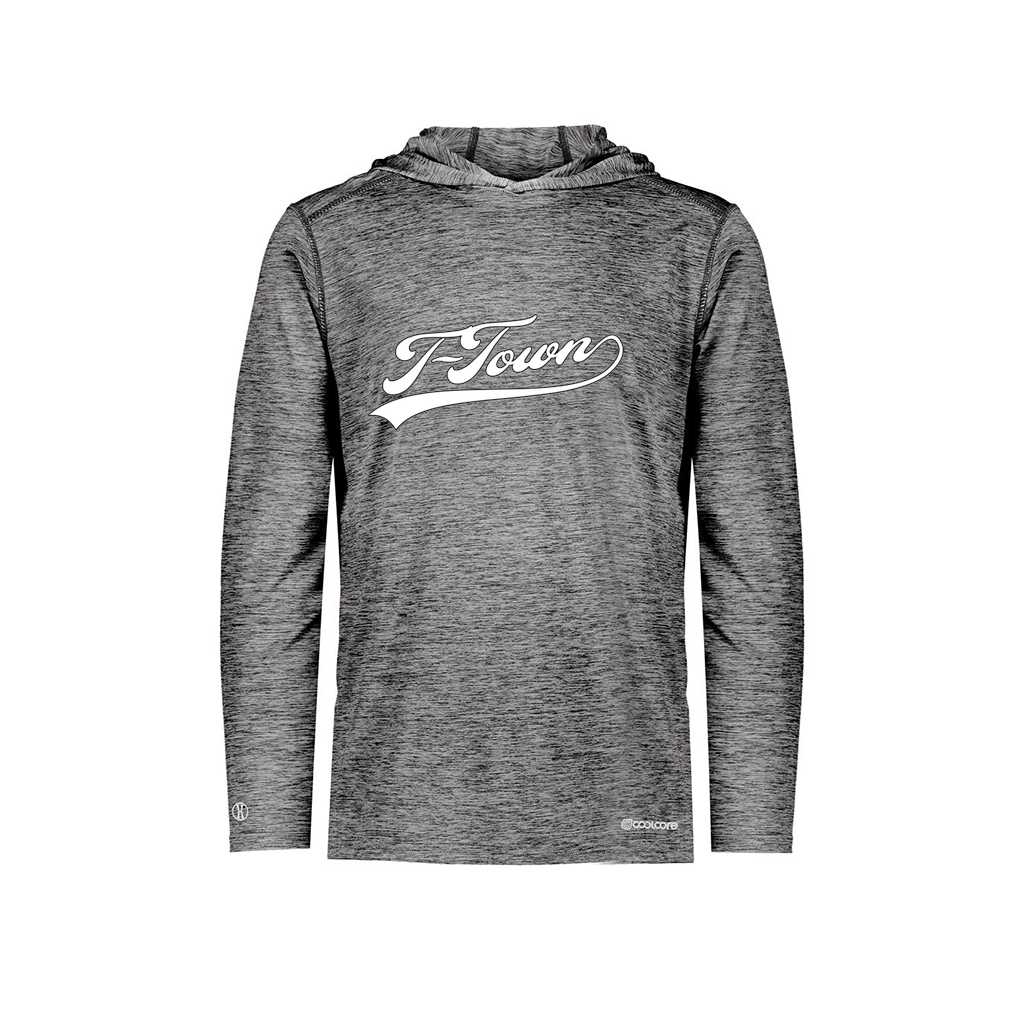 [FOLHCGBK-YS-LOGO1] Decker Youth Charge Hoodie (Youth S, Black, Logo 1)