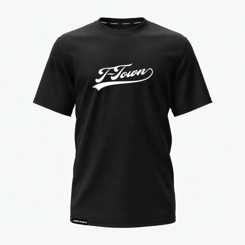 [FTSCCFBK-YXS-LOGO1] NEW Decker Comfort T-Shirt (Black, Youth XS, Logo 1)