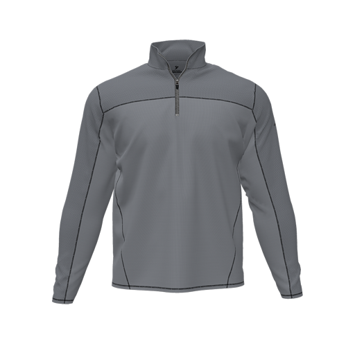 [DFW-QTRZ-PER-LSL-GRY-AS] Quarter Zip Pullover (Adult S, Gray, None)