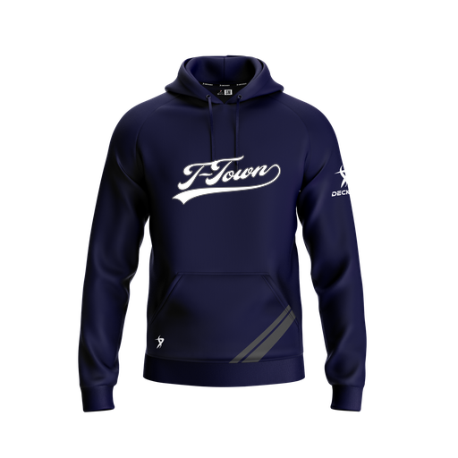 [FOLHSMNV-YXS-LOGO1] Decker Summit Hoodie (Youth XS, Navy, Logo 1)