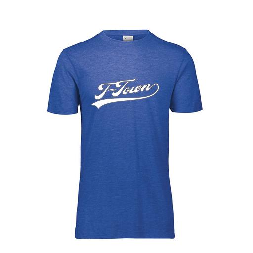 [FTSCUBNV-AS-LOGO1] Decker Men's Tri-Blend T-Shirt - Short Sleeve (Adult S, Navy, Logo 1)