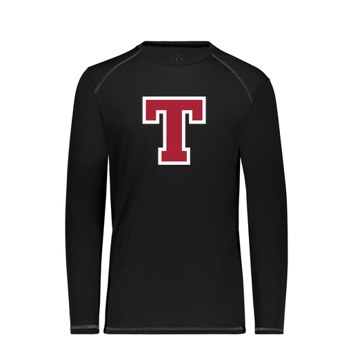 [6845.080.S-LOGO2] Men's SoftTouch Long Sleeve (Adult S, Black, Logo 2)