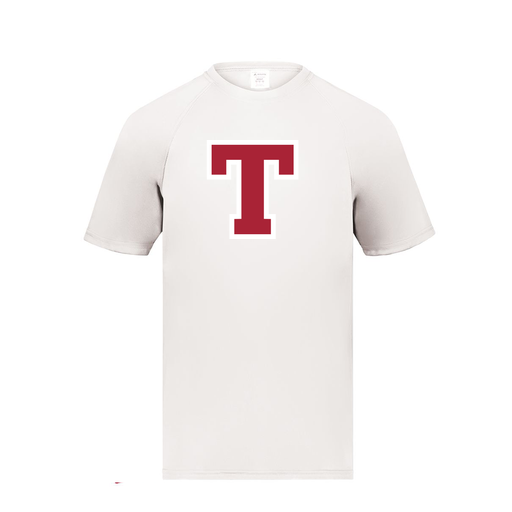 [2791.005.S-LOGO2] Youth Smooth Sport T-Shirt (Youth S, White, Logo 2)