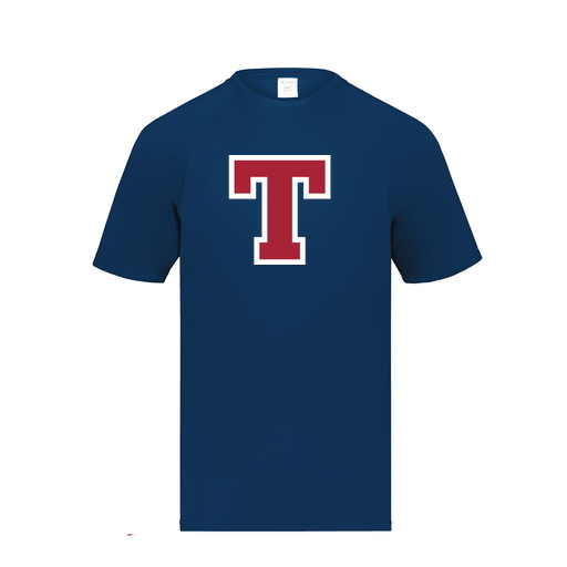 [2791.065.S-LOGO2] Youth Smooth Sport T-Shirt (Youth S, Navy, Logo 2)