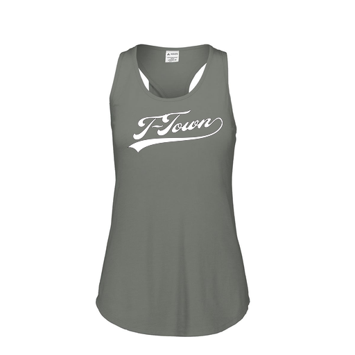 [3078.013.S-LOGO1] Ladies Tri Blend Tank Top (Female Adult S, Gray, Logo 1)