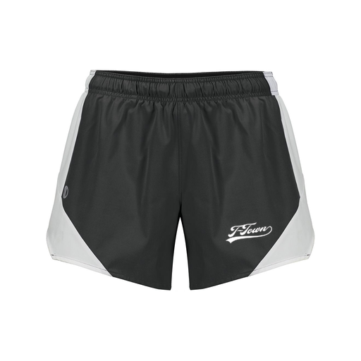 [229489.420.S-LOGO1] Girls Olympus Shorts (Female Youth S, Black, Logo 1)