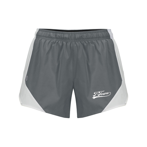 [229489.R04.S-LOGO1] Girls Olympus Shorts (Female Youth S, Gray, Logo 1)