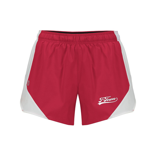 [229489.H01.S-LOGO1] Girls Olympus Shorts (Female Youth S, Red, Logo 1)