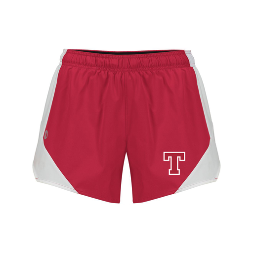 [229489.H01.S-LOGO2] Girls Olympus Shorts (Female Youth S, Red, Logo 2)