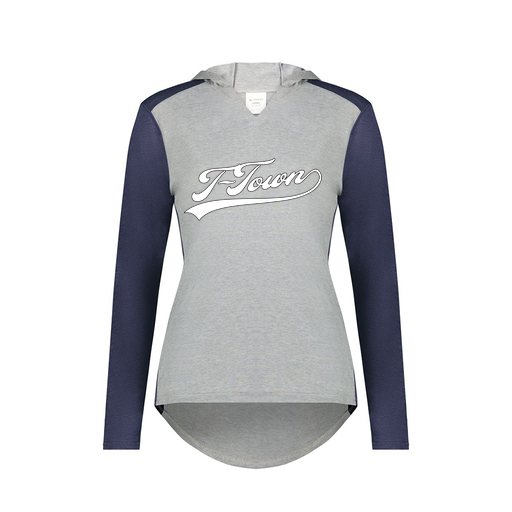 [6902.29V.XS-LOGO1] Ladies Vintage Hoodie (Female Adult XS, Navy, Logo 1)