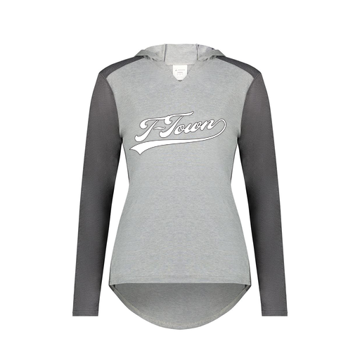 [6902.30V.XS-LOGO1] Ladies Vintage Hoodie (Female Adult XS, Gray, Logo 1)