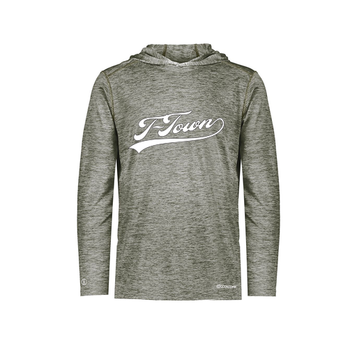 [FOLHCGGY-AS-LOGO1] Decker Men's Charge Hoodie (Adult S, Gray, Logo 1)