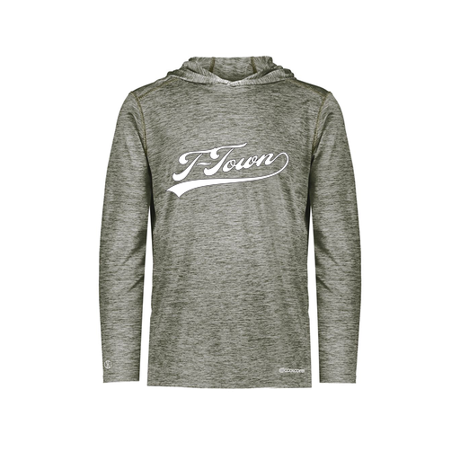 [FOLHCGGY-YS-LOGO1] Decker Youth Charge Hoodie (Youth S, Gray, Logo 1)