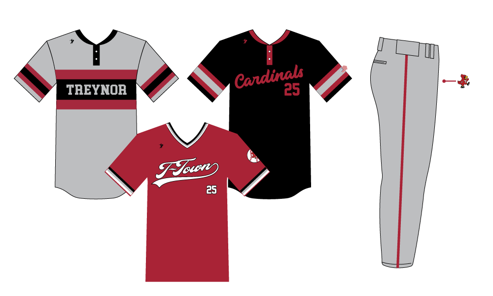 Treynor Cardinals - Uniform Package