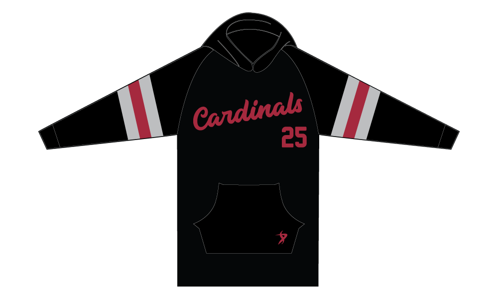Treynor Cardinals  - Black Hoodie
