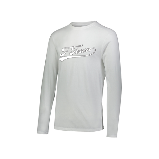 [3075.005.XS-LOGO1] Men's LS Ultra-blend T-Shirt (Adult XS, White, Logo 1)