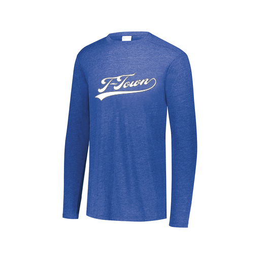 [3075.U55.XS-LOGO1] Men's LS Ultra-blend T-Shirt (Adult XS, Royal, Logo 1)