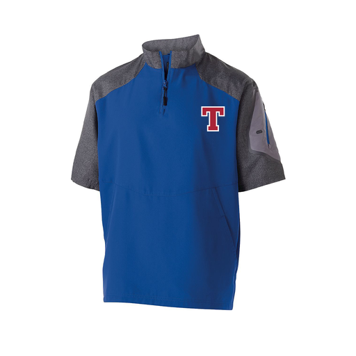 [229545.H02.XS-LOGO2] Men's Raider SS Pullover (Adult XS, Royal, Logo 2)