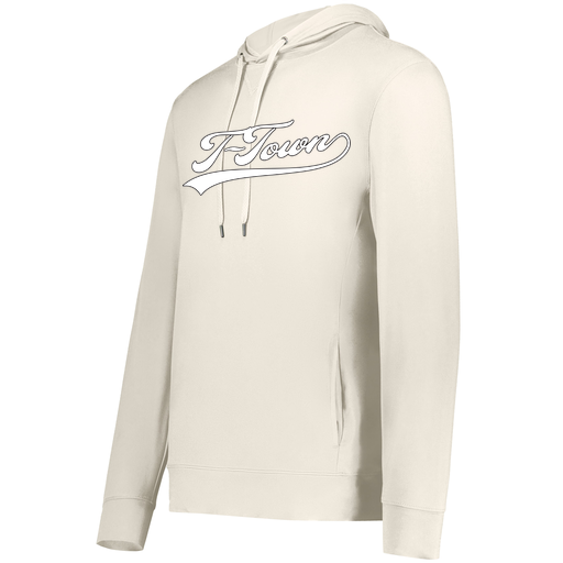 [222598.907.S-LOGO1] Men's Ventura Thin Knit Hoodie (Adult S, White, Logo 1)