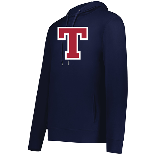 [222598.065.S-LOGO2] Men's Ventura Thin Knit Hoodie (Adult S, Navy, Logo 2)