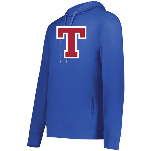 [222598.060.S-LOGO2] Men's Ventura Thin Knit Hoodie (Adult S, Royal, Logo 2)