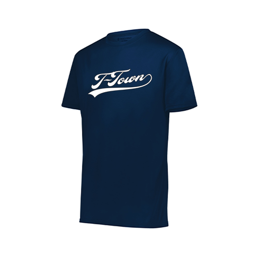 [222819.065.XXS-LOGO1] Youth Movement Dri Fit Shirt (Youth XXS, Navy, Logo 1)