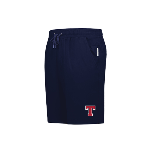 [223604.065.S-LOGO2] YOUTH Ventura Soft Knit SHORTS (Youth S, Navy, Logo 2)