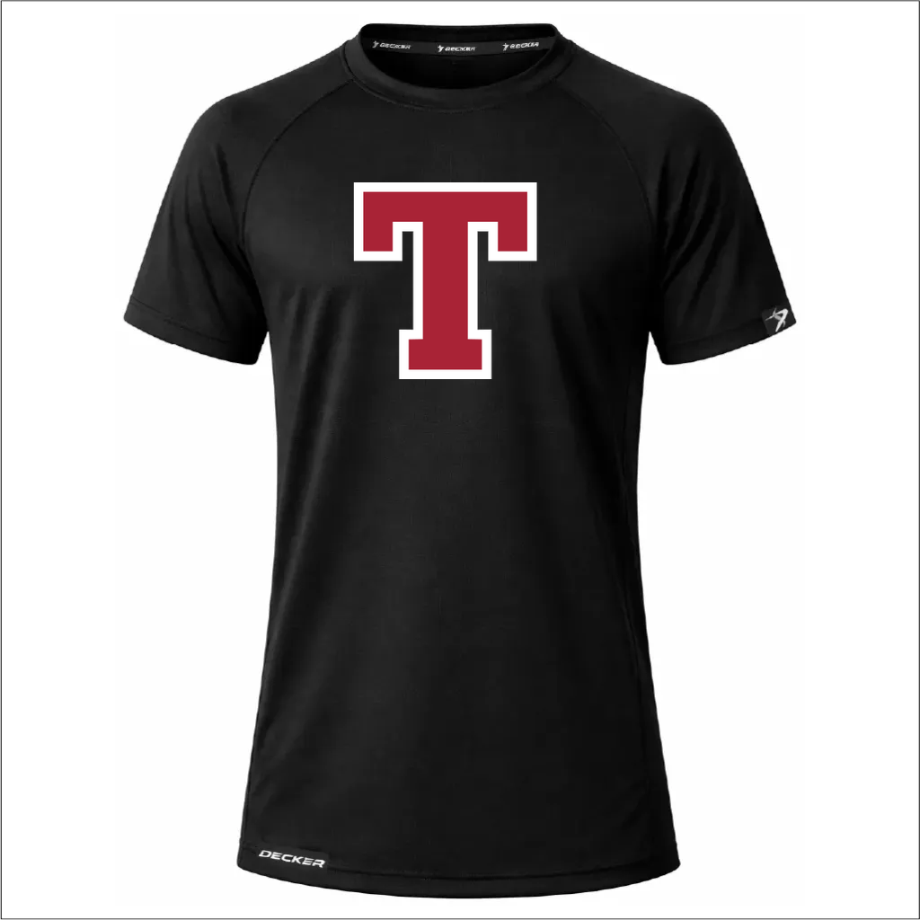 [FTSCPTBK-YXS-LOGO2] NEW Decker Performance T-Shirt (Black, Youth XS, Logo 2)