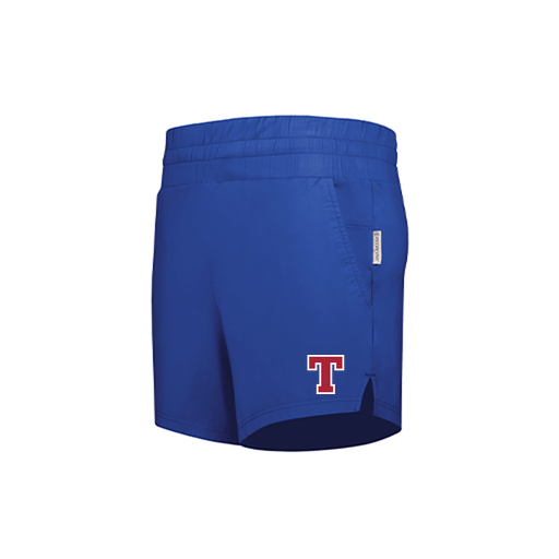 [223704.060.XS-LOGO2] LADIES VENTURA SOFT KNIT SHORTS (Female Adult XS, Royal, Logo 2)