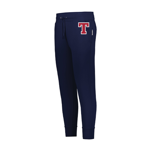 [222799.065.XS-LOGO2] LADIES VENTURA SOFT KNIT JOGGER (Female Adult XS, Navy, Logo 2)