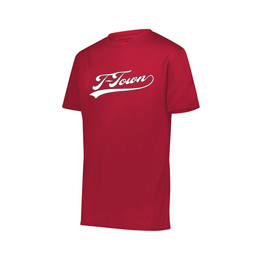 [222819.083.XXS-LOGO1] Youth Movement Dri Fit Shirt (Youth XXS, Red, Logo 1)