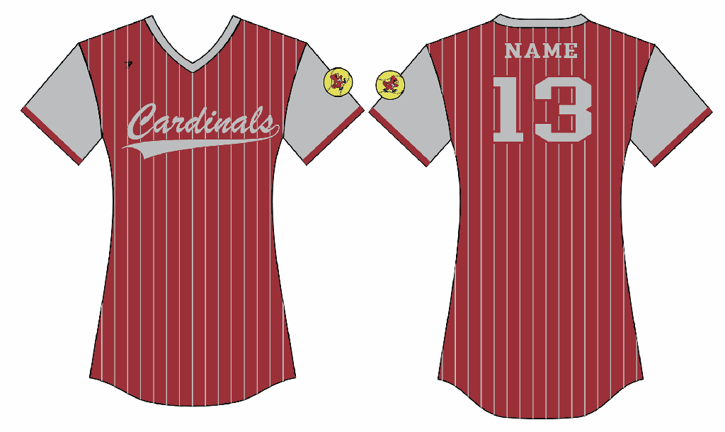 Treynor Cardinals - Softball Jersey